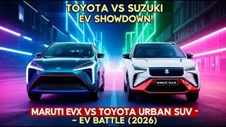 2026 Maruti Suzuki eVX vs Toyota Urban SUV &ndash; EV Battle of Design, Range & Price