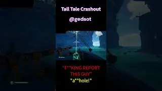 Tall Tale Crashout - Sea Of Thieves #seaofthieves #gaming #seaofthives #bemorepirate #funny #pirates