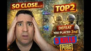 5 KILLS & HEARTBREAKING TOP 2! 💔😱 | PUBG
