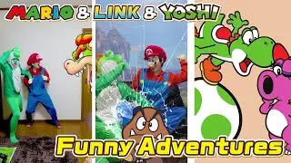 The Funny Adventures of Mario & Link ＆ Yoshi 🤣 ＃4397