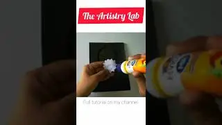 DIY unique birthday card || B'day card for space lovers || The Artistry Lab || #shorts