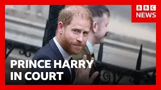 Prince Harry's case against Daily Mail publisher begins at London court | BBC News