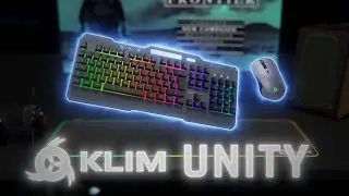 KLIM Unity | Kabelloses Tastatur- und Maus-Set | Verwendung ohne Grenzen
