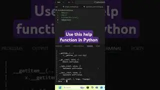help and dir function in Python in 60 seconds 