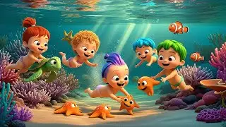 Starfish Under the Sea 🌊 | Nursery Rhymes & Kids Songs | Ocean Songs for Children