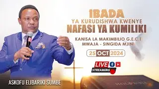 🔴LIVE | MSINGI WA KWELI WA WOKOVU - KANISA LA MAKIMBILIO G.E.C.T SINGIDA MJINI 25 OCT 2024