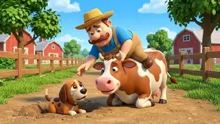 Old MacDonald 's Fun Farm Day ! 🐄🥚| 3d Cartoon For Kids | Animal Name And Sounds