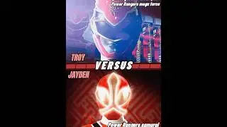 Red ranger vs red ranger | jayden vs troy | my opinion | #edit #shorts #wisedit #ytshorts