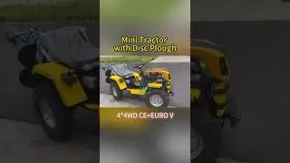 Mini tractor multi function disc plough