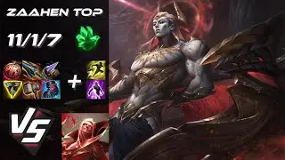 TOP Zaahen vs Vladimir - EU Grandmaster Patch 25.23