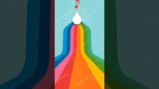 The Science Behind Rainbows 🌈#rainbow #science #nature #colors #magic #viral