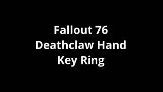 Fallout 76 Deathclaw Hand Key Ring