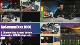 Обзор видеомикшера OSEE GoStream Duet 8 ISO -8 каналов от RICH Photography, @RICH_Photography