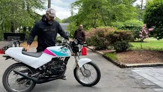 Riding my Honda NS50 to Caffeine a Gasoline bike meet