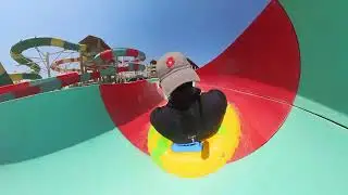 Watch What Happens When We Hit the Curve! - Sasan Gir's Top Water Resort Wet n Wild 😜