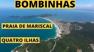 CONHECENDO PRAIA DE MARISCAL E PRAIA DE QUATRO ILHAS, BOMBINHAS SC,  BRASIL, SILVIO VIAGENS