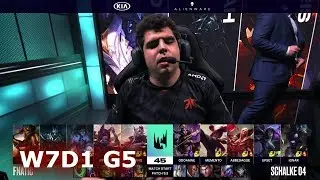 Fnatic vs FC Schalke 04 | S9 LEC Spring 2019 Week 7 Day 1 | FNC vs S04 W7D1