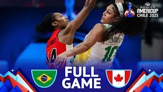 Brazil v Canada | Full Basketball Game | FIBA Women's AmeriCup 2025