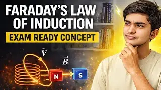 Faraday&rsquo;s Law of Electromagnetic Induction | Class 12 Physics | Concept + Numericals | Exam Ready