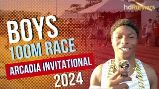 2024 TF - Arcadia Invitational - Boys 100M Invite and Seeded - Benjamin Harris 10.38