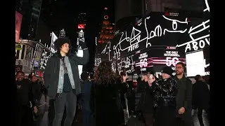 Times Square a Midnight Moment.