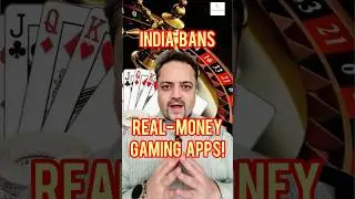 India Bans Real-Money Gaming Apps!🇮🇳❌🎰 #Shorts #OnlineGaming #Esports #ytshorts