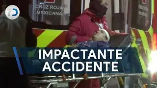 Joven mujer con fracturas; sufrió impactante accidente