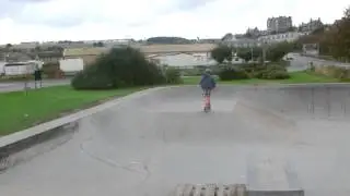 stonehaven skate park - scooter trick