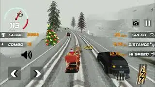 Heavy traffic rider car game - LS10 - Santa Gameplay