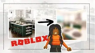 Building and Pinterest  inspired kitchen Bloxburg||#bloxburg #bloxburgspeedbuilds #buildinghacks