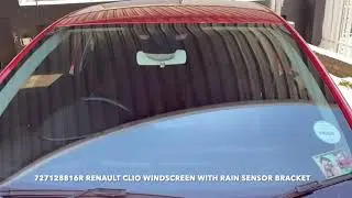 727128816R RENAULT CLIO WINDSCREEN WITH RAIN SENSOR BRACKET
