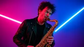 ✨Glowwave Grooves: Saxophone in the Electric Mist | Saxophone Vibes Official💡#electronic #saxophone
