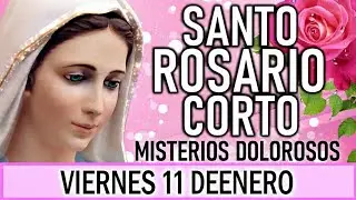 Santo Rosario Corto de hoy Sábado 10🌸 de enero de 2026 Misterios💝 Gozosos Rosario a la Virgen María