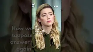 Эмбер Херд с трудом отвечает на вопрос в интервью для программы NBC Today.