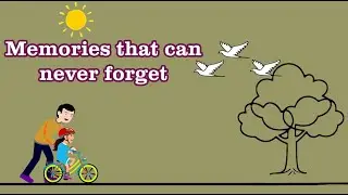 Memories that can never forget | Cycling Animation | First Cycle ride Animation @animationsplanet