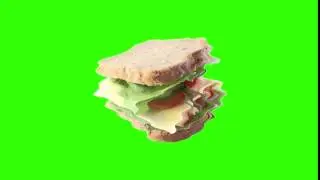 FREE GREEN SCREEN - Club Sandwich with Heat Waves (SFW)
