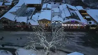 Leavenworth Washington, 2022, Christmas Edition, 4K Drone Footage
