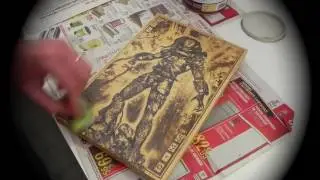 How is Made: Predator Art on Wood by Engraver's Dungeon