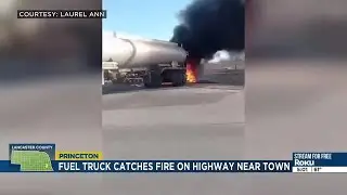 Fuel truck catches fire in Lancaster County