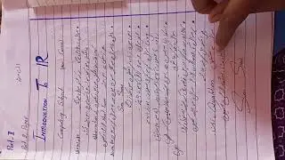 introduction to IR guess | introduction to IR short question book | introduction to IR detail notes