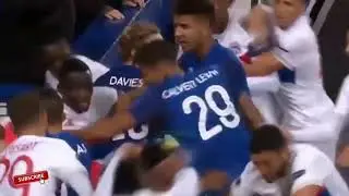 FOOTBALL FIGHT   Everton vs Lyon Europe League HD 720p 10 2017   YouTube