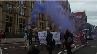 UOM Rent Strike/ Students & Staff Before Profit Protest in #Manchester