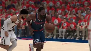 NBA 2K25 - Nuggets/Clippers - RD 1 Game 3 - Harden cooks a 40 piece | #viralvideo #fyp