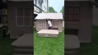 Air tent house 🏡 #shorts
