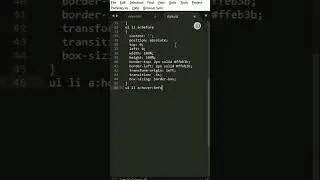 Create Animated Menu With Border Hover Effect | HTML and CSS | Sourcecode