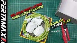Beli Lampu Pijar 5W Chioda Kabel NYA NYAF Steker Broco #listrik #lampupijar #kabellistrik #steker