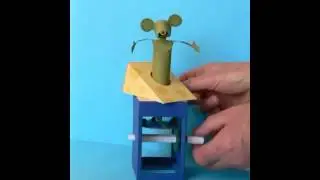 Friction wheel mechanism, paper model