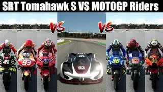 GT7 VS MGP 22 Drag Races || SRT Tomahawk S VGT VS MotoGP 22 Bikes || SRT Destroyed GP Bikes ||