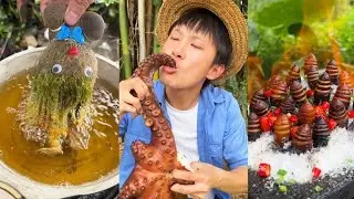 What kind of seafood is this_ Chinese Mountain Forest Life and Food #Moo TikTok#FYP