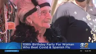 108th Birthday Party Thrown For Woman Who Beat COVID, Spanish Flu